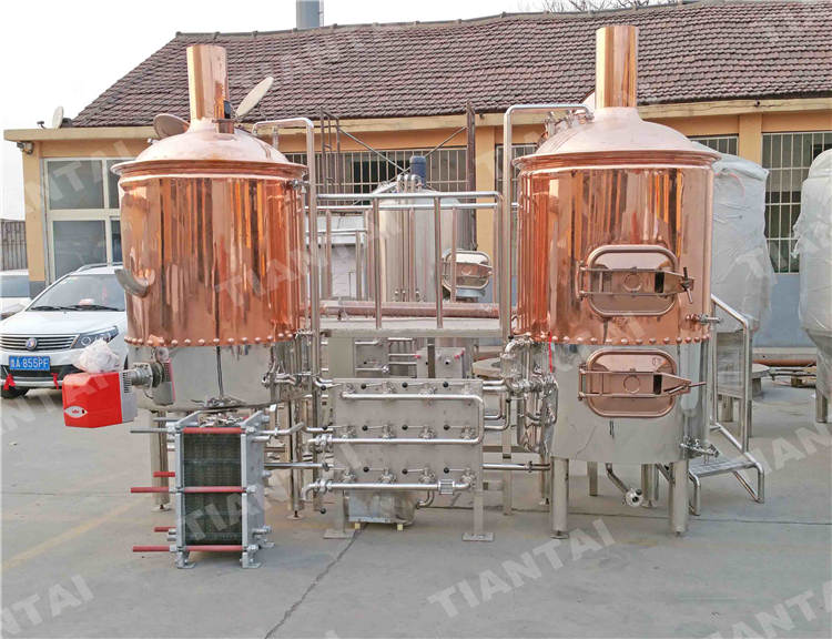 5 bbl Copper mashing equipment